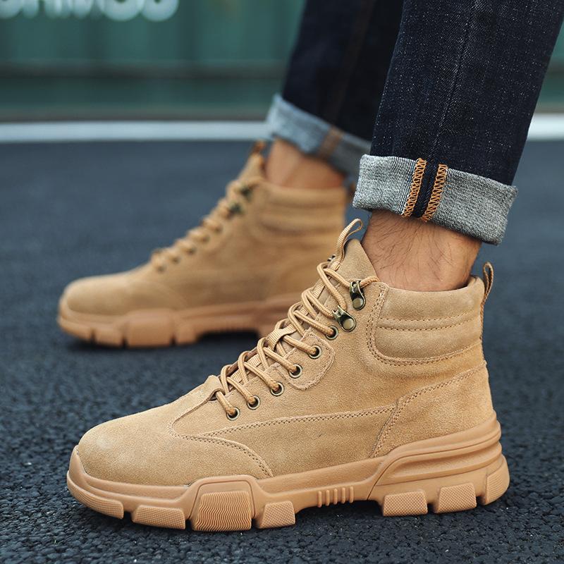 winter men shoes high-top Men's Casual Shoes outdoor shoes for men black Canvas shoes men fashion Cotton shoes snow boots