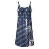 Women's Fashion Summer Beach Casual Print Sleeveless Cute Mini Sling Dress
