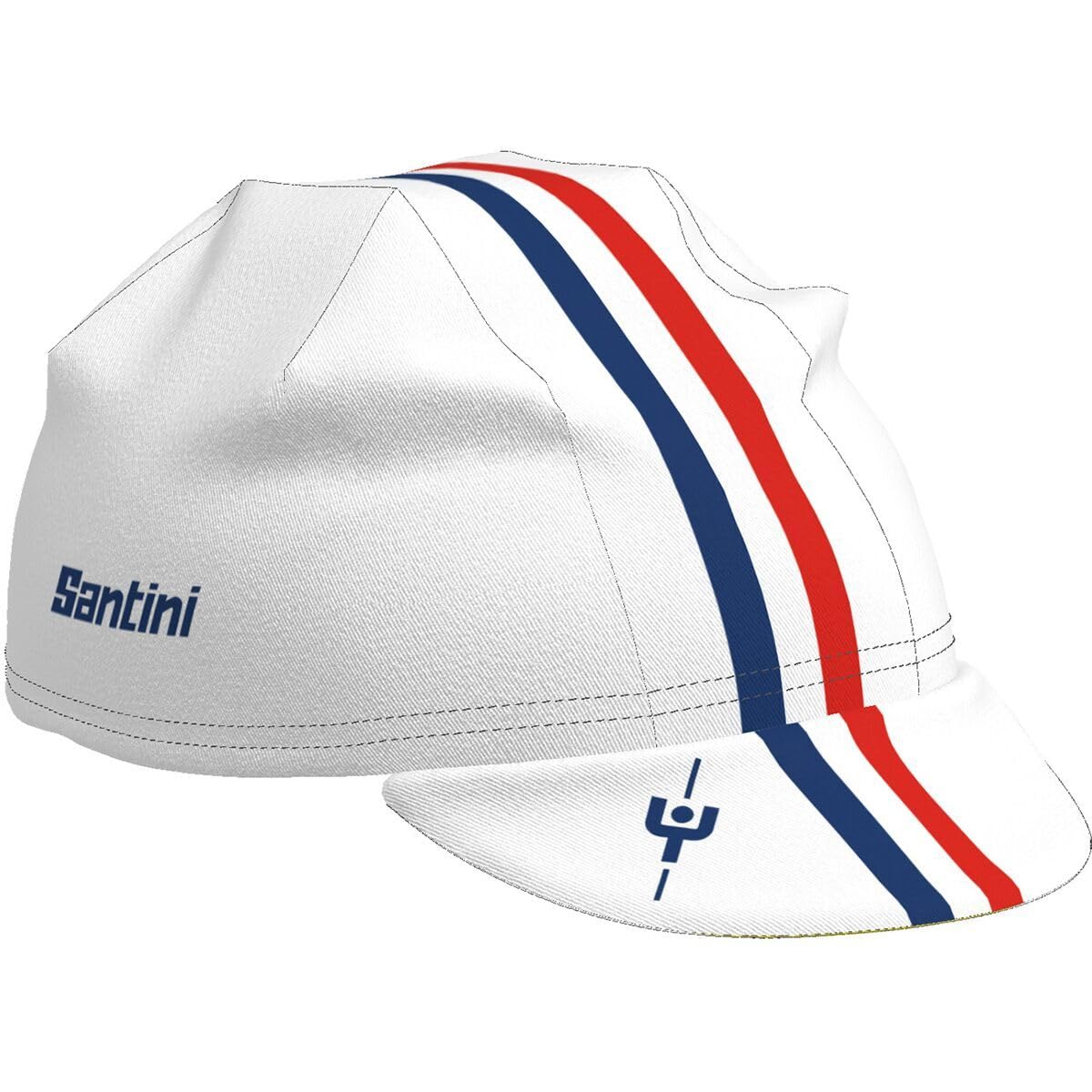 

Santini MJ460COTHAUT Official Tour de France Cycling Cap in and Red White, Blue,