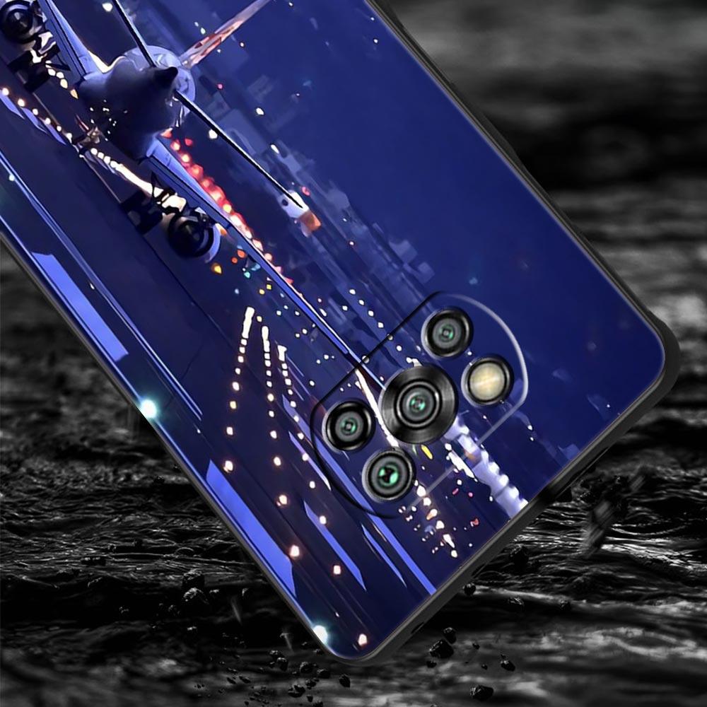 Travel-Nspired Airplane Route Phone Case Cover  for Xiaomi Poco F7 Ultra F6 F5 F4 F3 X6 X5 X4 X3 NFC C51 C55 M4 GT 5G Soft TPU