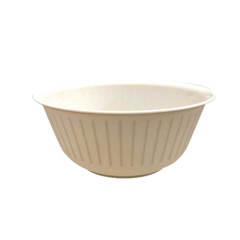 Eco-Friendly 360ml White Rice Husk Disposable Bowl - Decomposable & Wash-Free Tableware