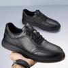 Die erste Schicht Rindsleder Winter neue Herren Baumwollschuhe echtes Leder Samt Herren thermische Lederschuhe weiche Sohle weiche Oberfläche Herrenschuhe