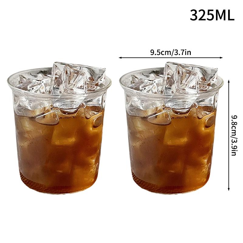 Coffee Glass Cup Japanese Milk Water Coffee Glass Mug Transparent Water Drinking Cup Cocktail Juice Bar Glass Kitchen Decor