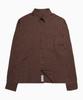 SAINTPAIN Sp Crop Small Check Shirt Brown