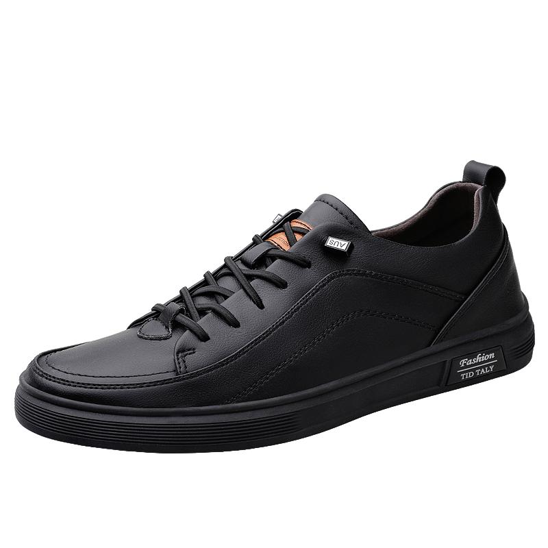 Pánská móda Pravá kůže Ležérní Ploché Designové Boty Bavlna Klasické Běžecké Tenisky Protiskluzové Teplé Chůze Skate Boty 2024 Móda