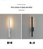 Nordic Style Adjustable LED Bedside Wall Lamp - Rotatable Reading Light for Bedroom or Study.