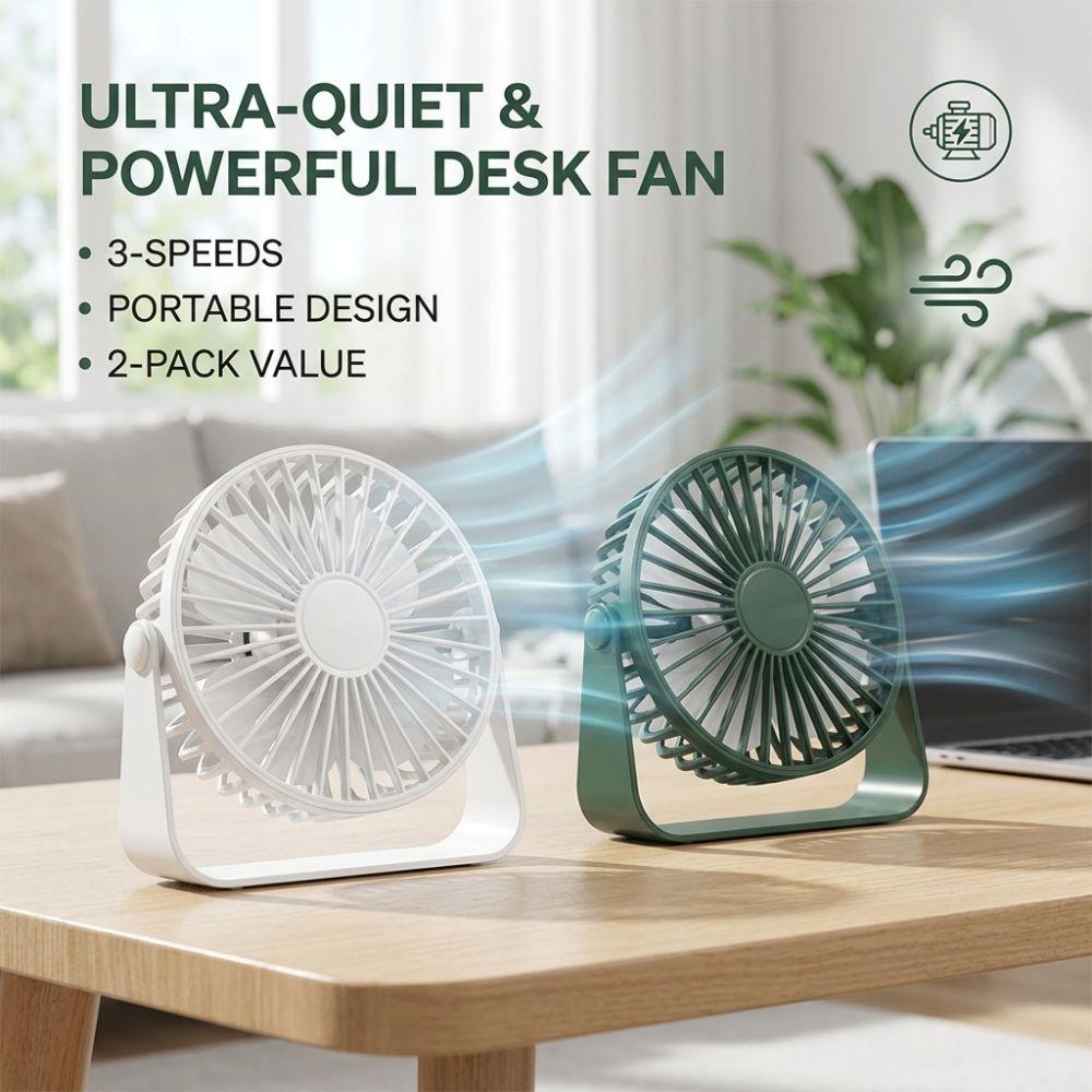 Nature Breez USB Plug-in Use Fan Lightweight Quiet Cooling Fan Outdoor Camping
