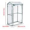 Greenhouse Replacement Cover Clear PVC Breathable Foldable Windproof Gardening Plants Greenhouse Cover For Garden Grassland Yard