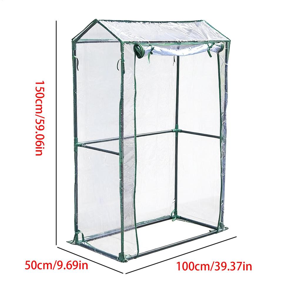 Greenhouse Replacement Cover Clear PVC Breathable Foldable Windproof Gardening Plants Greenhouse Cover For Garden Grassland Yard