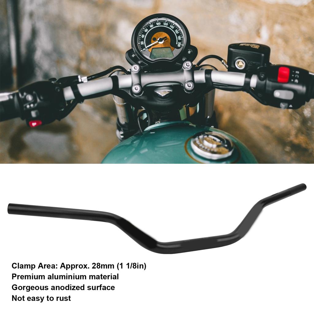 28mm Motorcycle Handlebar Aluminum Anodized Mid Handle Bar Replacement for CRF230F