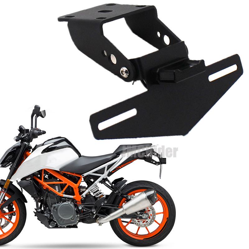 

KTM DUKE/RC 390/250 (17-19) Short Tail License Plate Holder with Light чорний