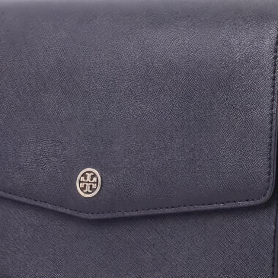 Tory Burch Robinson Leather Shoulder Crossbody Bag Women Bags Black 46333-018
