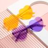 ins jelly peach heart sunglasses female street photography hipster European and American love glasses photography cute funny sunglasses