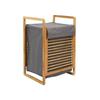 45L Bamboo Laundry Basket with Lid and Handles (91800001)