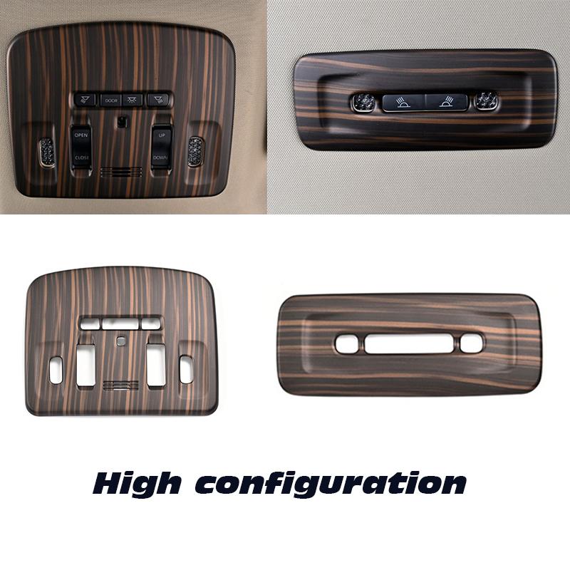 For Toyota Camry   Instrument Console Gear Water Cup Cover Air Vent Trims Car Interior Peach Wood Decoration