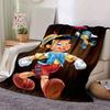 1pc, Disney's Pinocchio and Jiminy Cricket, Seasonal Decorative Blanket, Multi-Purpose Throw, Soft Flannel Throw Blanket, Living Room, Travel, Camping