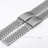 18mm 20mm 22mm Curved Flat End Stainless Steel Watch Band for Seiko Solid Metal Strap for Rolex Polished Matte Business Bracelet