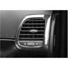 For Jeep Grand Cherokee 11-2021 Carbon Fiber Console AC L&R Air Outlet Vent Trim