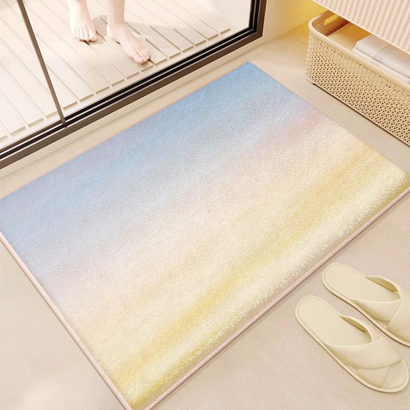 Badezimmer-Fußmatten Eingangs-Fußmatte Faltbare Saugfähige und Rutschfeste Matten