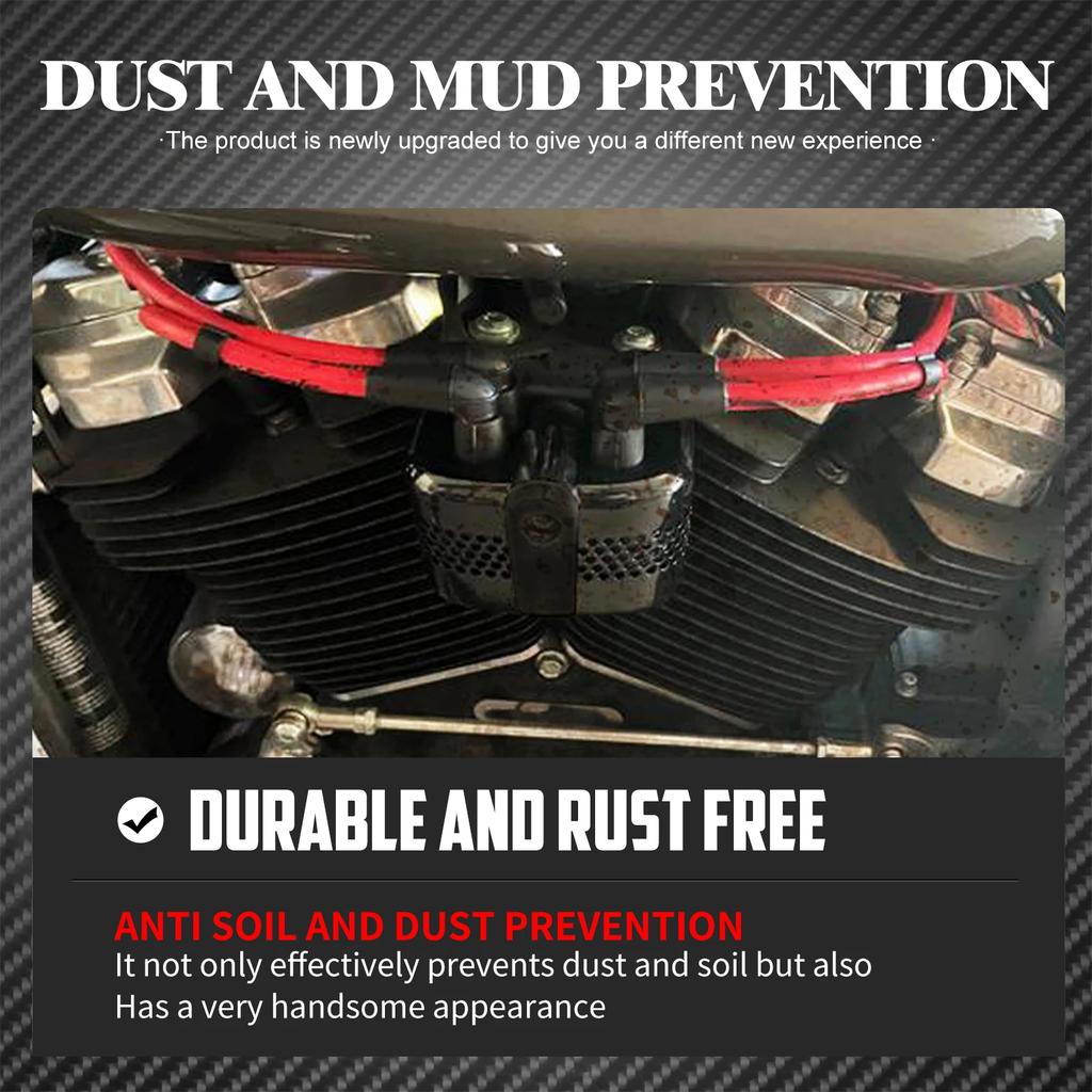 Motorcycle Ignition Coil Cover Black/Chrome Caps For Harley Softail Street Bob FXBB Low Rider Breakout FXBR Fat Boy FXFB 2018-23