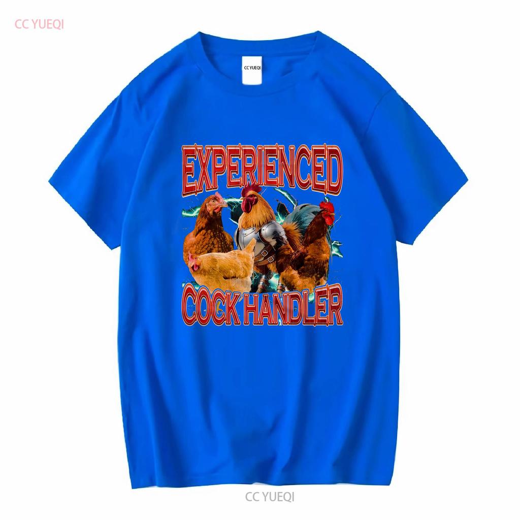 Erfahrener Hahnen-Händler T-Shirt Lustiges Meme Küken Hahn Beleidigender Witz vintage Gewaschen Atmungsaktiv Stilvoll Weich Grafik