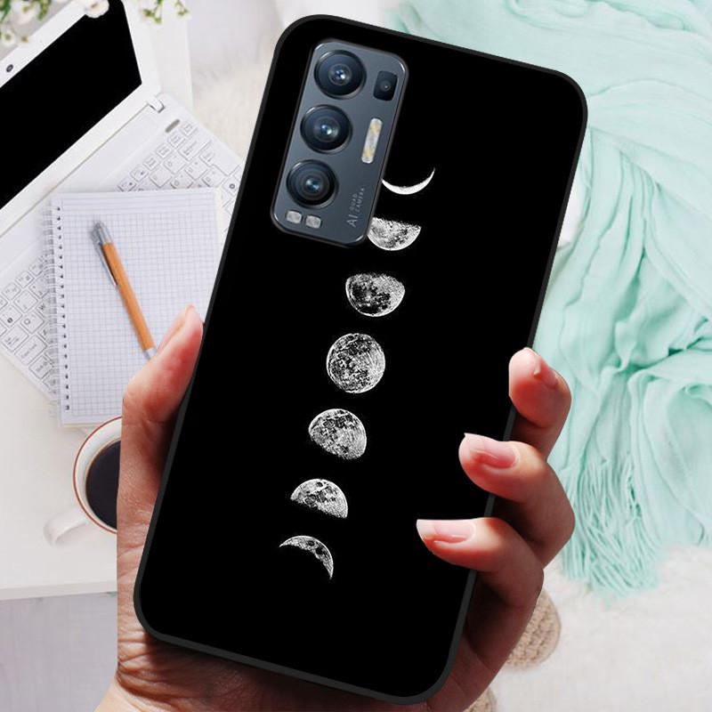 For OPPO Find X3 Neo Case Black Cover Lion Wolf Silicone Soft Back Cases For OPPO Find X3 Lite Phone Case Reno 5 Pro Plus 5G