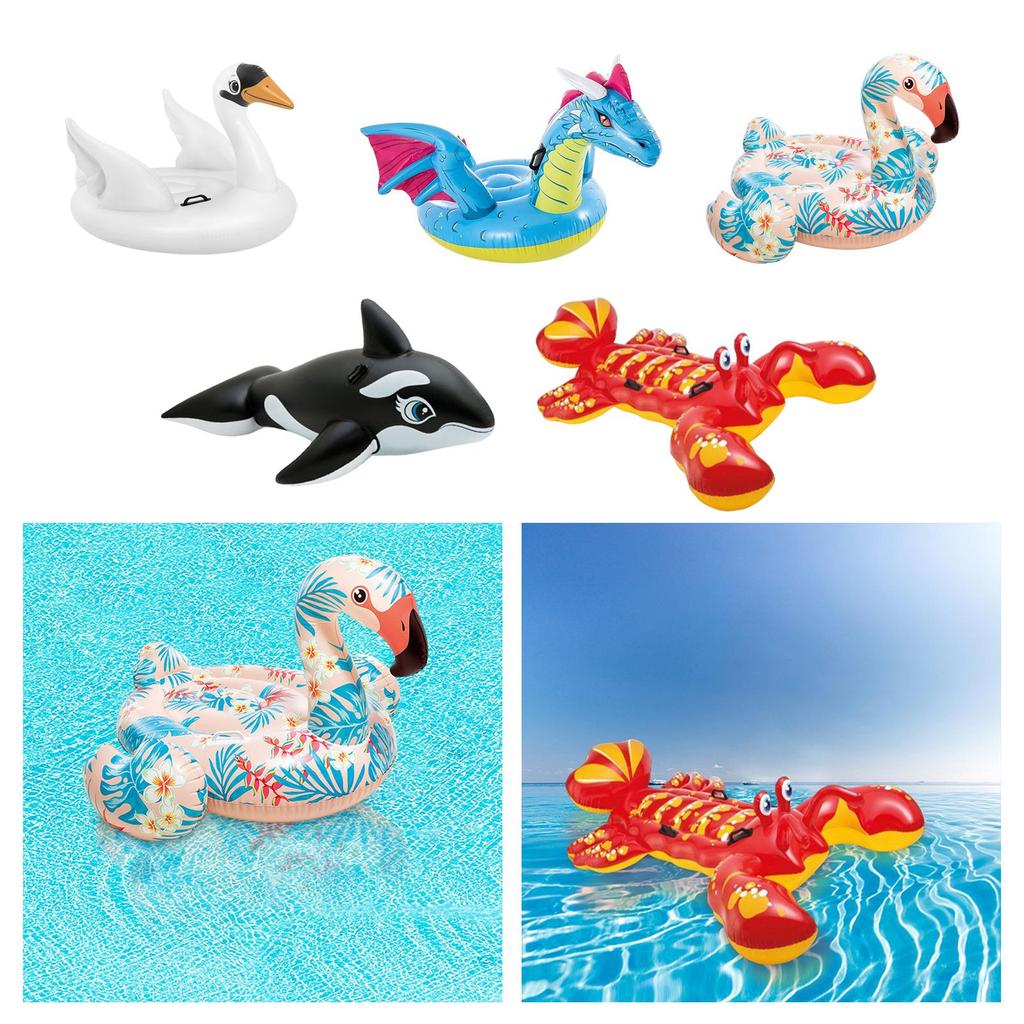 Inflatable Pool Float Tube, Swim Ring Lounge, Inflatable Tube Raft Water Pool Floating Inflatable Beach Float for Outdoor