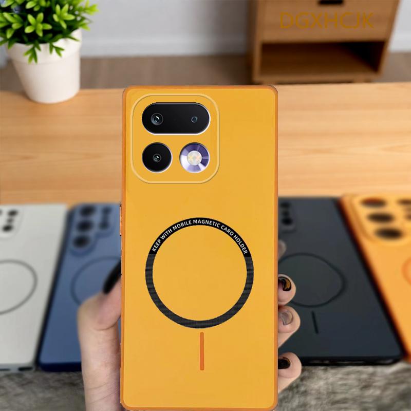 

For Realme 16 Pro Case Realme 16 Pro + Phone Case Realme 16 Pro Plus Cover Shookproof Color magnetic hard Silicone back cover realme 16 Pro