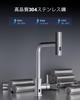 APPASO Sensor Touch Sensor Mixer Touch Sensor Silver Single Handle Sink with Three Functions Faucet, Tap, Faucet, Faucet, Pull-Down Spray,