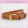 Classic Leather Womens Belt With Alloy Buckle For Casual And Business Wear