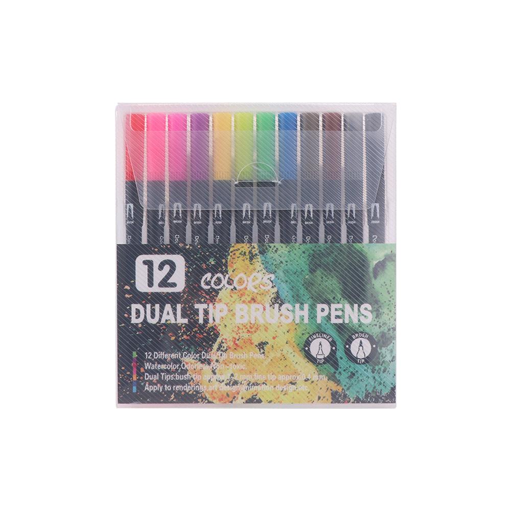 

Cartoon Activity Color Painting Book Paper Educational Double-Sided Watercolor Pencil Create Stunning Artworks Hand Painted