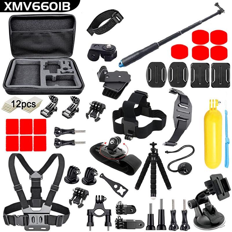 Zestaw akcesoriów do kamery sportowej dla GoPro Hero 13 12 11 10 9 8 7 6 5 4 Session 3 Black Max Insta360 Yi 4K DJI AKASO Campark SJCAM