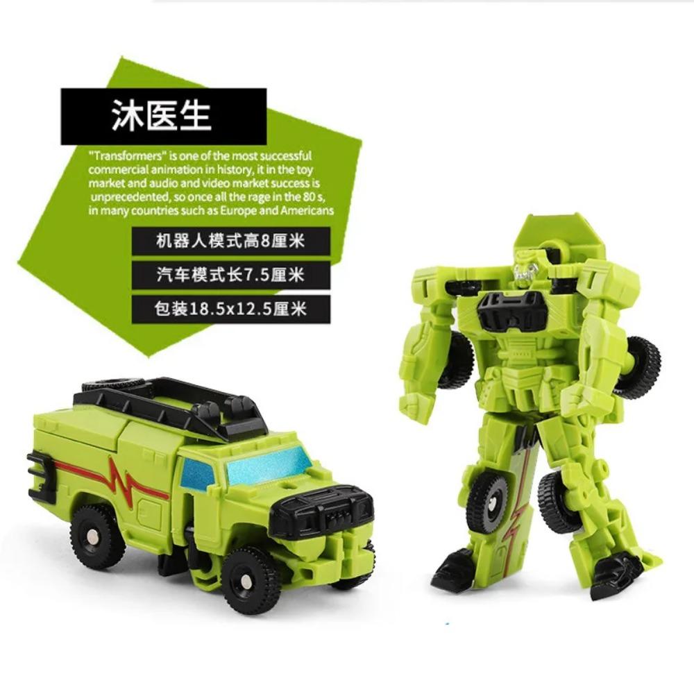 

8CM Transformation Cars Robots Toys Mini Deformation Helicopter Model Robots Car Toys For Kids Gift B1807