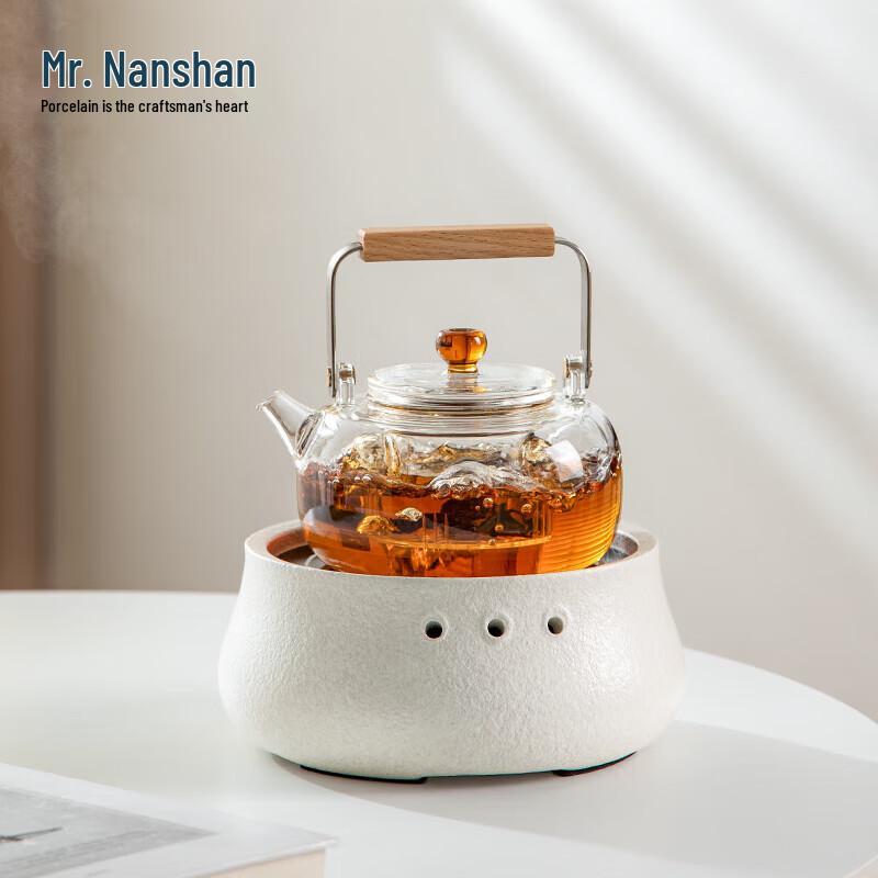 Nanshan Heat-Resistant Glass Teapot with Electric Ceramic Stove Set