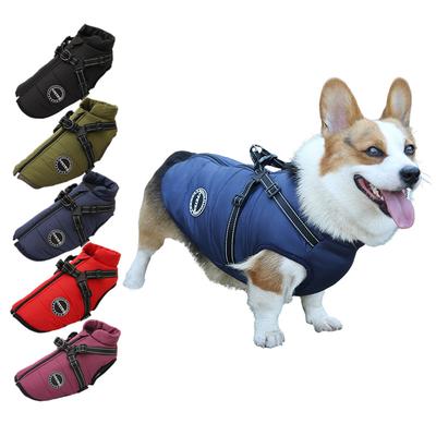 Pet Autumn Cold-proof Cotton Dog Warm Clothes