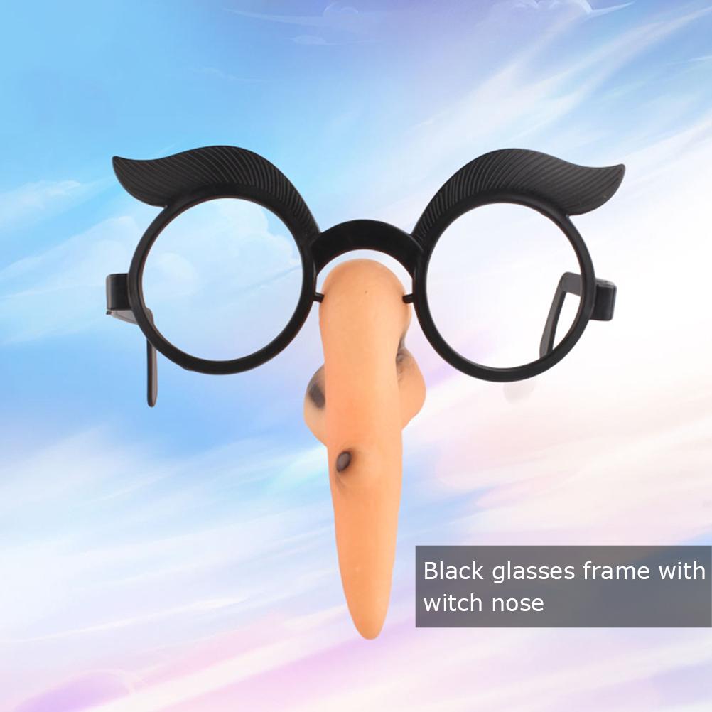 Halloween Party Glasses Witch Nose Glasses Fancy Dress Funny Eye Glass Frame Witch Cosplay Props
