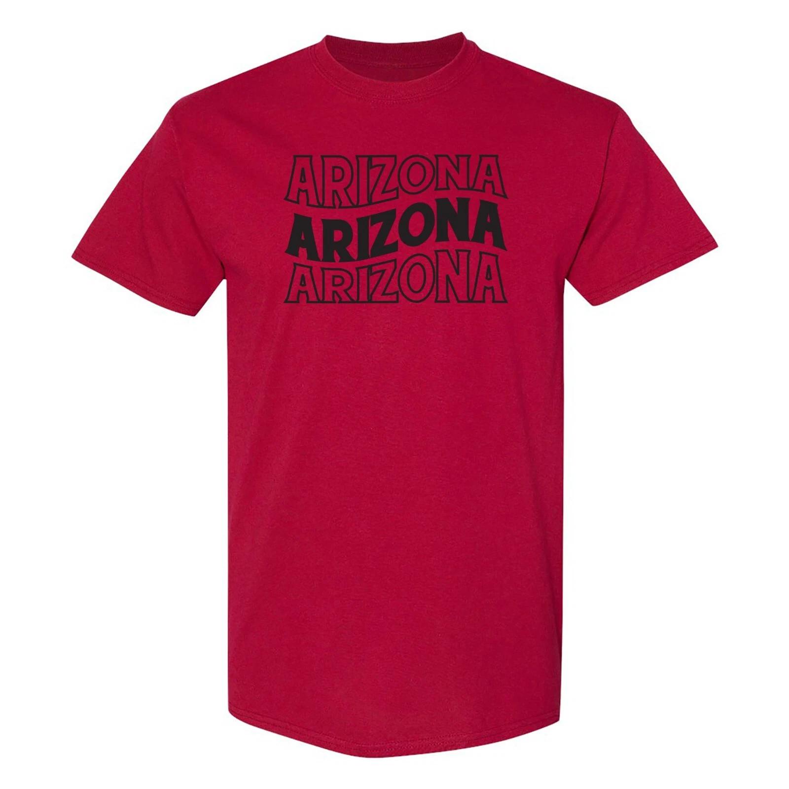 Arizona Wave - Sport Football Short Sleeve T Shirt - Cardinal 4XL