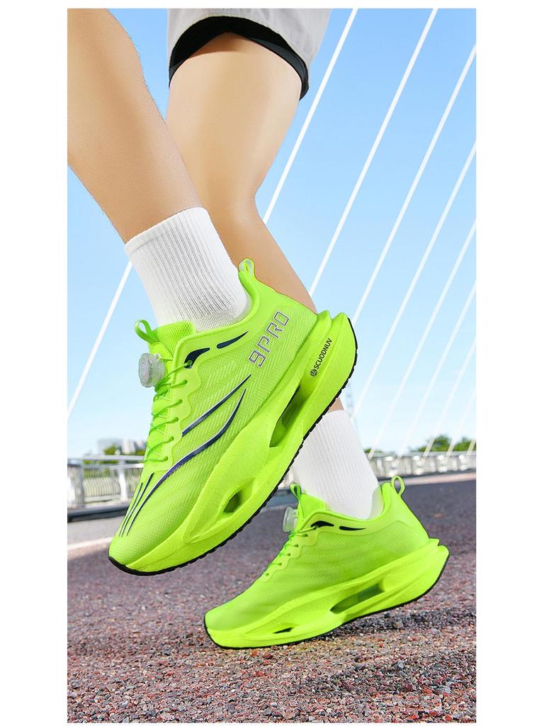 Ultra-Light Boys' Racing Shoes with Carbon Plate - Breathable, Shock-Absorbing Running Sneakers for Kids