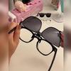 Polarized Clip On Sunglasses Men Women Pochromic Car Driver Goggles Night Vision Glasses Anti Glare Vintage Square Glasses