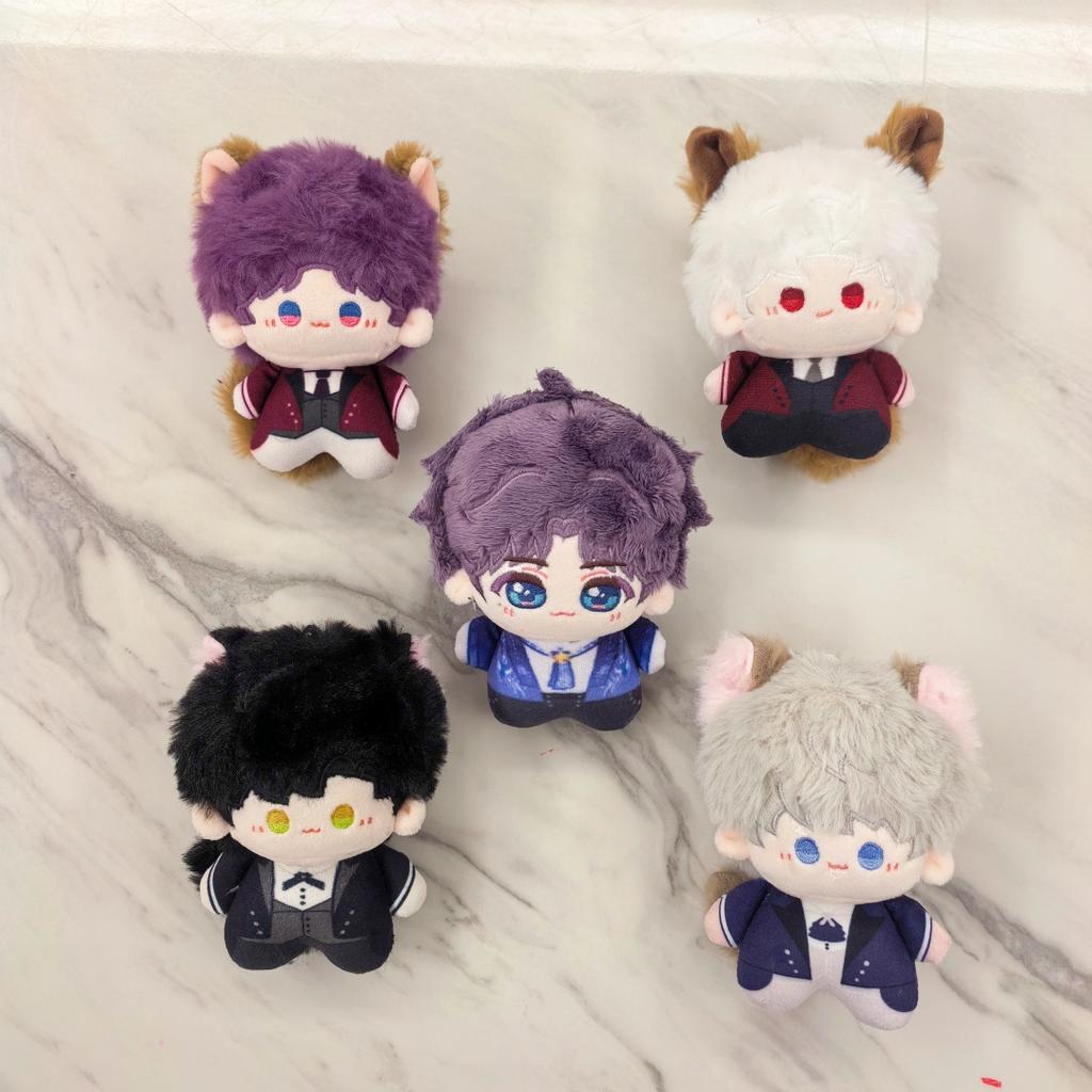 Cat Butler Love & Deepspace Plush Keychain Cute Cartoon Hanging Pendant Bag Charm Desk Ornaments Fans Birthday Christmas Gift