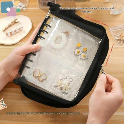 8cm Thick Jewelry Storage Book: Dustproof & Anti-oxidation PVC, Securely Holds Earrings & Bracelets