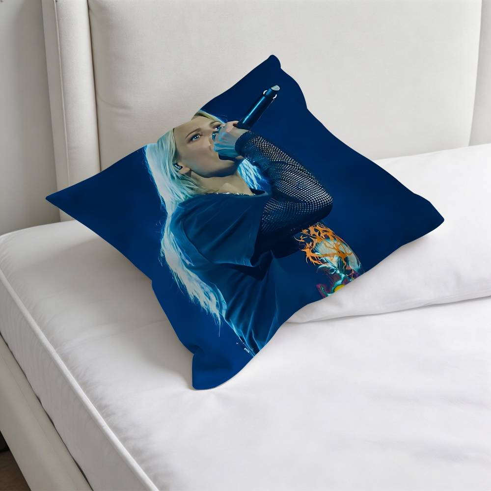 Singer EEmily AArmstrong Fashion Square Pillow Case Durable Throw Pillow Cover for Sofa Couch Chair