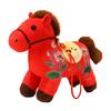 Cute Mini Horse Pendant Keychain Good Luck Horse Ornament Simulation Stuffed Animal Chinese Zodiac Horse Gift