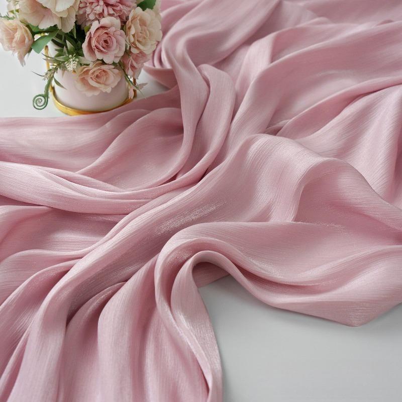 1/3/5m Soft Eugen Cotton Fabric Designer Fabric Solid Color Polyester Fabric, Sewing Material for Summer Dress and Lining Cloth