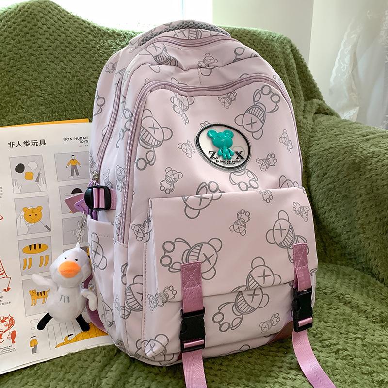 Children Elementary School Students Girls Junior High School Students Printed Backpack College Students High School Students Backpack