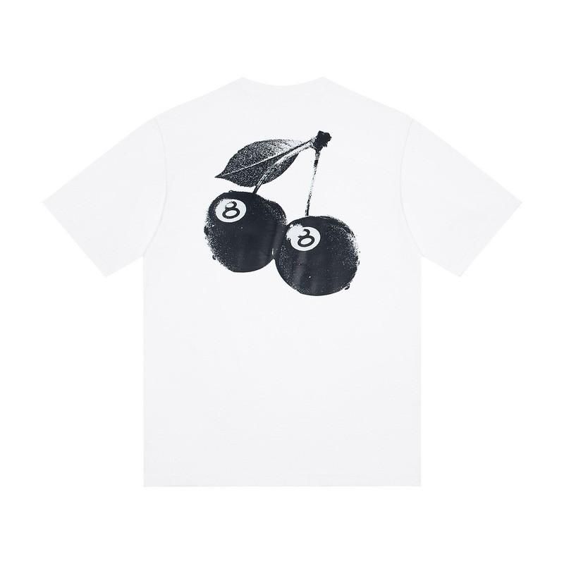 Camiseta de Algodón Unisex de Corte Holgado con Estampado de Letras Camiseta Casual de Manga Corta para Adolescentes y Adultos