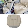 Car Front Driver Side PU Leather Seat Cushion Bottom Seat Cover For Cadillac Escalade 2003-2006-A87Q