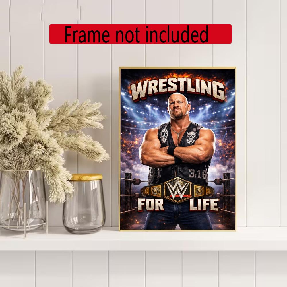 Stone Cold Steve Austin 5D Diamond Painting Round Diamond Rhinestones Mosaic Diamond Embroidery Wall Paintings Rhinestones Gift Frameless