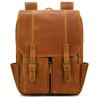Vintage Men's Backpack Crazy Horse Leather Backpack