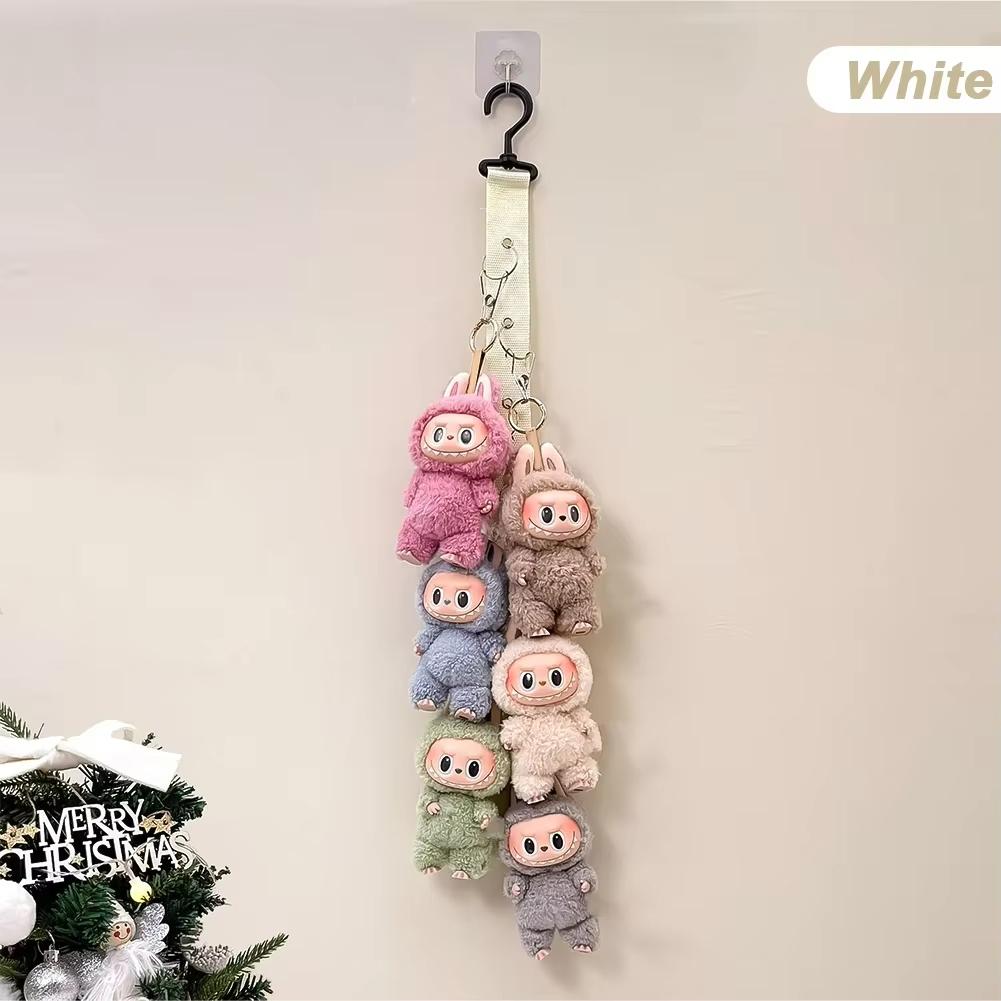 Non-Toxic Doll Pendant Storage Rape Tool Cabinet Door Decor Accessories For Dolls Storage Bag With Hanging Hook Doll Pendant Storage Rope